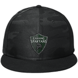Lansing Spartans New Era Camo Flat Bill Snapback Cap