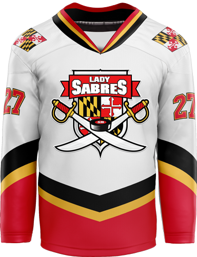 SOMD Lady Sabres Youth Player Sublimated Jersey