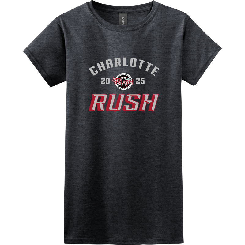 Charlotte Rush Hockey Softstyle Ladies T-Shirt