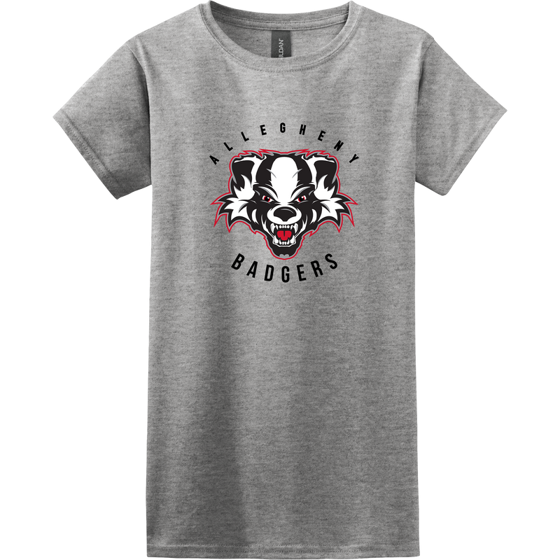 Scary Badgers Softstyle Ladies' T-Shirt