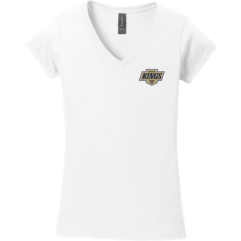 Skylands Kings Softstyle Ladies Fit V-Neck T-Shirt