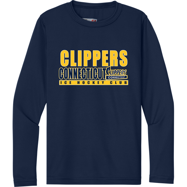 CT Clippers Youth Cooling Performance Long Sleeve Tee