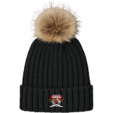 SOMD Sabres Faux Fur Pom Beanie