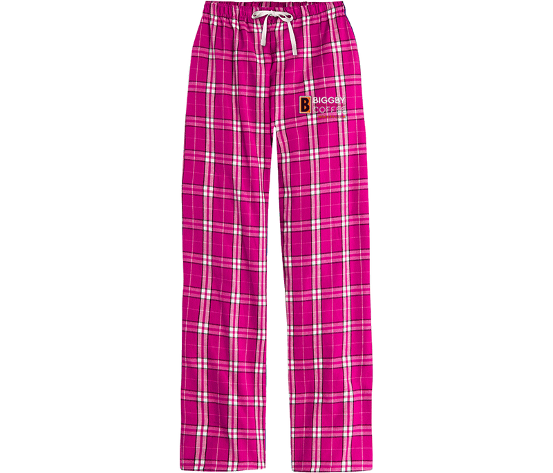 Biggby Coffee Hockey Club Women's Flannel Plaid Pant