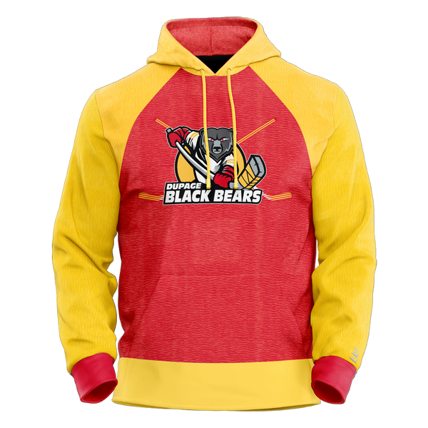 Dupage Black Bears Adult Sublimated Retro Hoodie