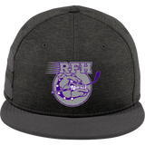 Rumson-Fair Haven New Era Shadow Heather Striped Flat Bill Snapback Cap