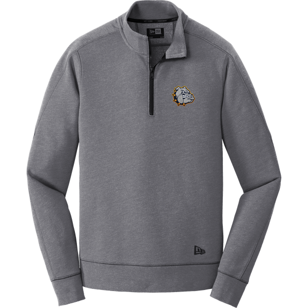 Chelsea Bulldogs New Era Tri-Blend Fleece 1/4-Zip Pullover