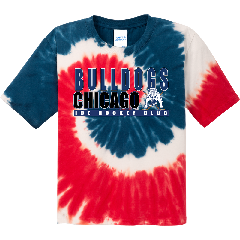 Chicago Bulldogs Youth Tie-Dye Tee