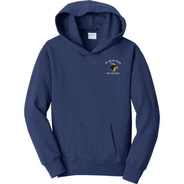 Delaware Jr. Blue Hens Youth Fan Favorite Fleece Pullover Hooded Sweatshirt