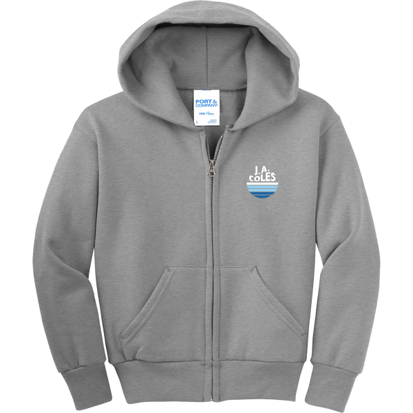 Coles Elementary Youth "Coles Vibes" Full-Zip Hooded Sweatshirt