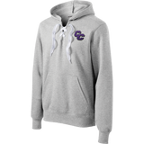 Curry College Lace Up Pullover Hooded Sweatshirt
